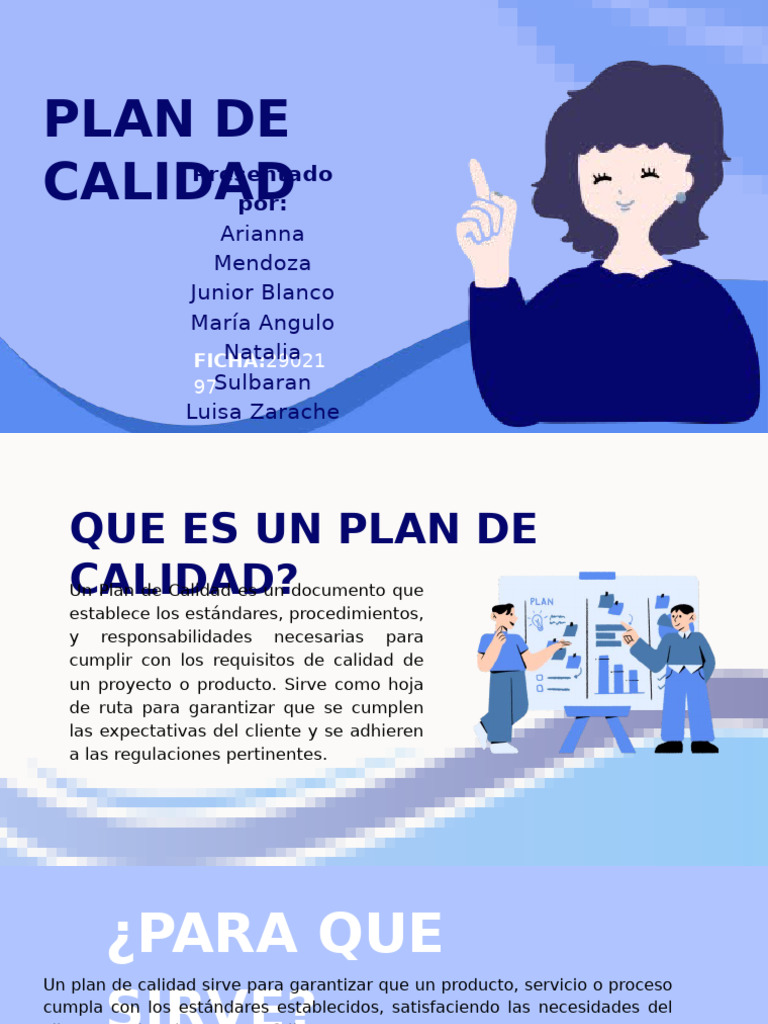 Plan de Calidad Grupo 5 | PDF | Calidad (comercial) | Business
