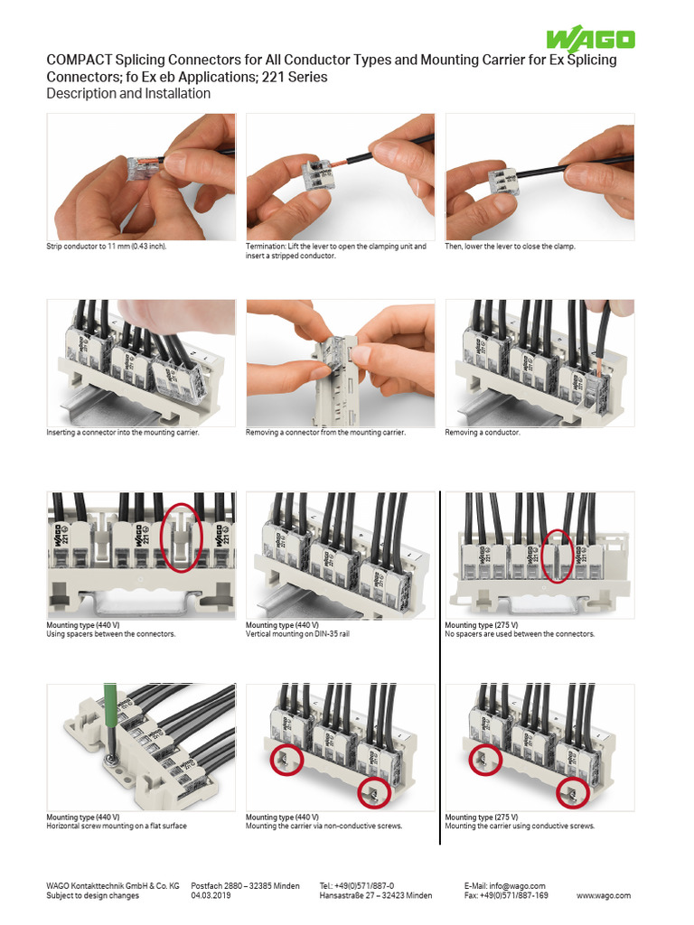 Compact Splicing Connectors Guide | PDF