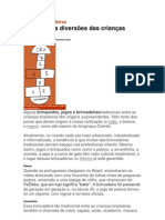 Origens de brincadeiras infantis brasileiras