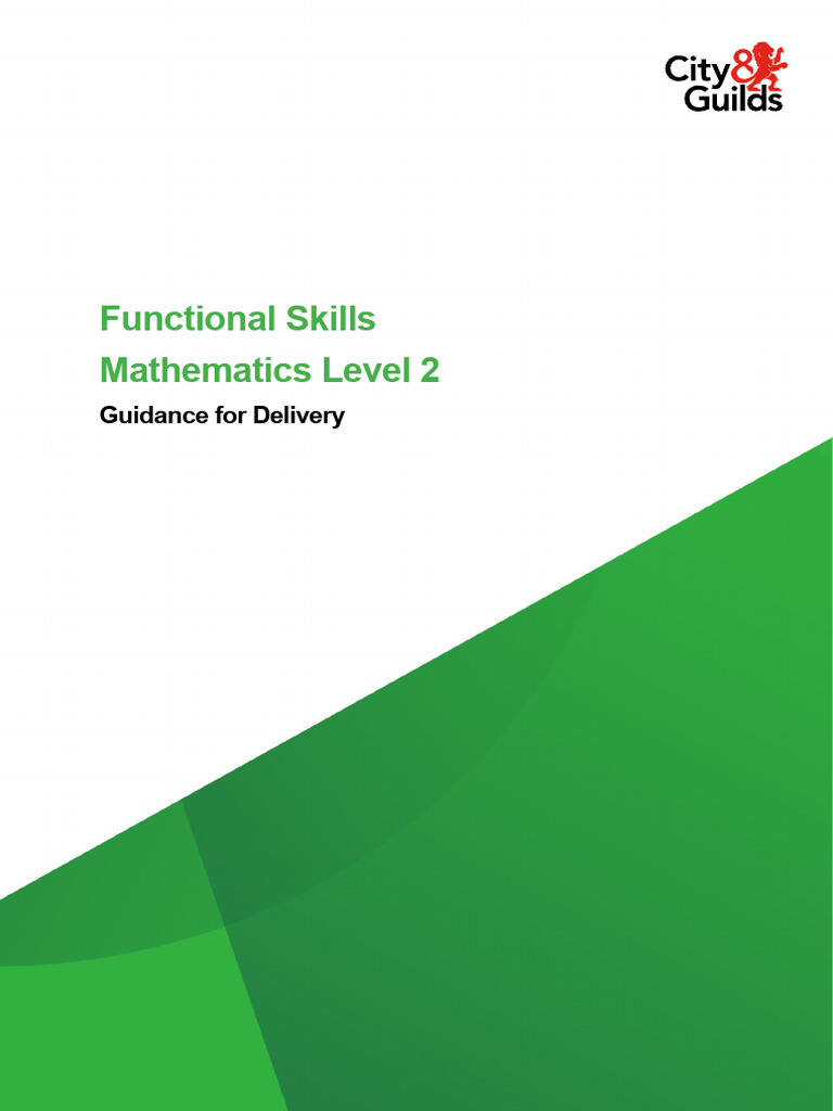 Functional Skills Maths Level 2 Guide | PDF | Percentage | Numbers