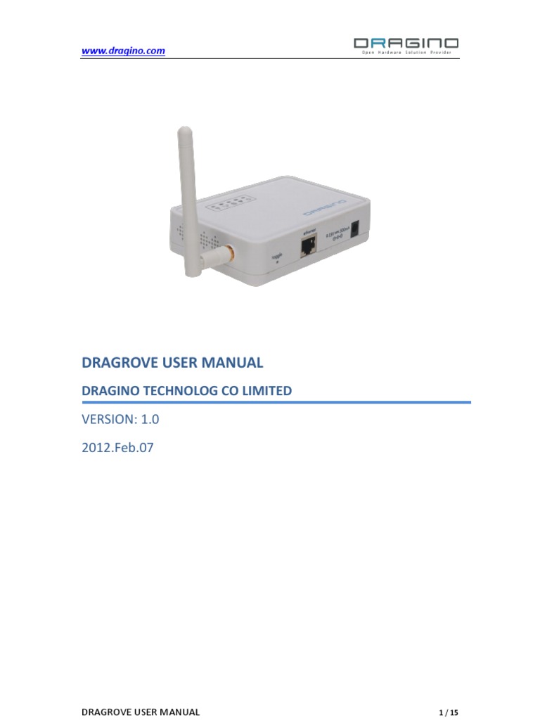 Dragrove User Manual Overview | PDF | Superuser | Secure Shell