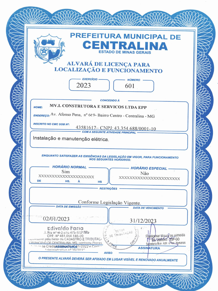 5.inscricao Municipal | PDF