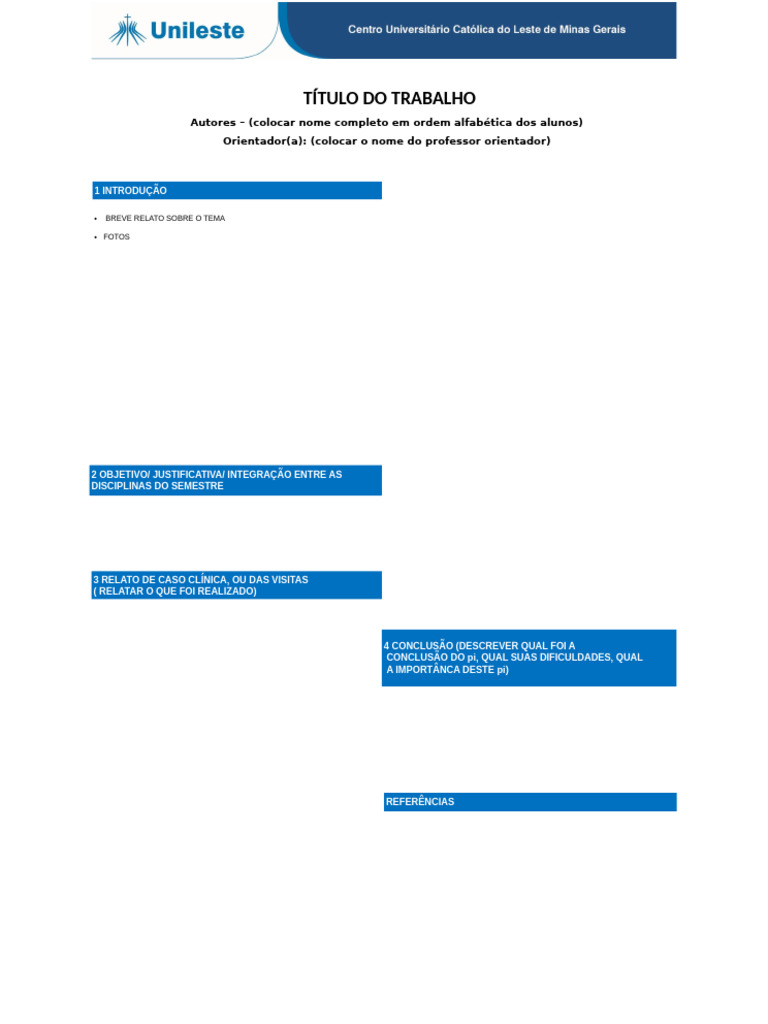 Modelo de Banner para Projeto de Faculdade | PDF