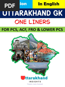 UK GK by Uttarakhand Insights