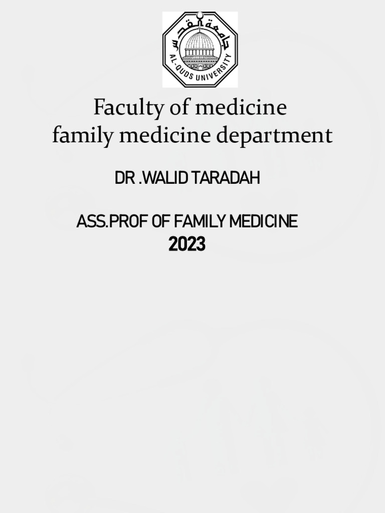 Family Medicine and Primary Health Care Overview | PDF | Vaccines ...