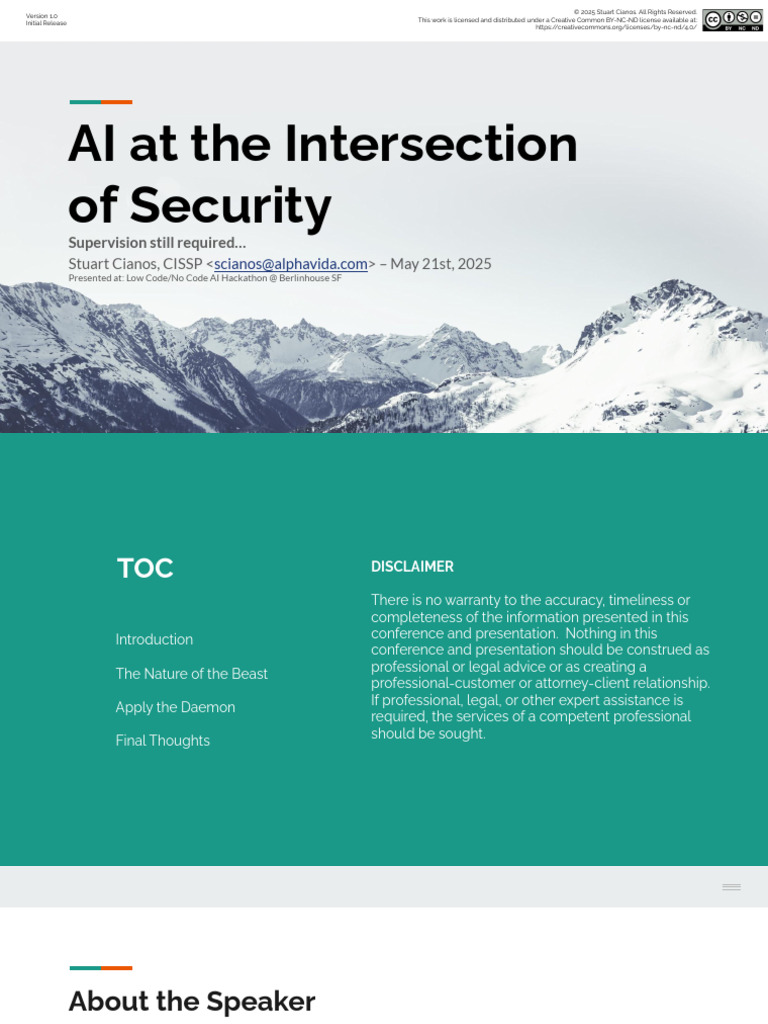 AI and Security: Insights from Hackathon | PDF | Computer Programming ...