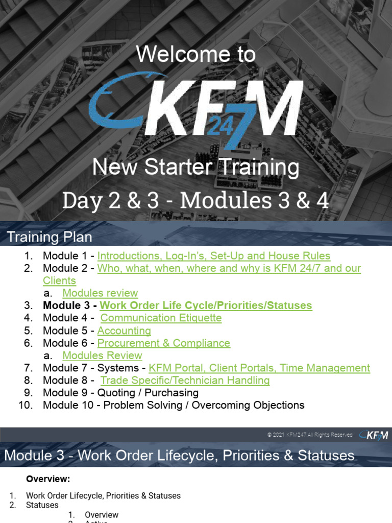 Work Order Lifecycle Training Guide | PDF | Accounts Payable