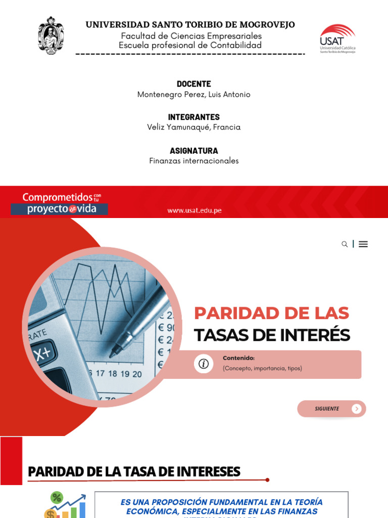 Paridad de Tasas de Interés en Finanzas | PDF | Portafolio (Finanzas ...