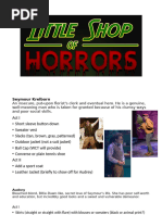 Little Shop of Horrors Script | PDF | Art | Mystery, Thriller & Crime ...