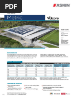 Askin Volcore Panel Specifications | PDF | Chlorofluorocarbon ...