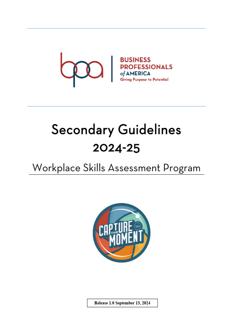 WSAP Secondary Guidelines | PDF | Calculator | Application Software