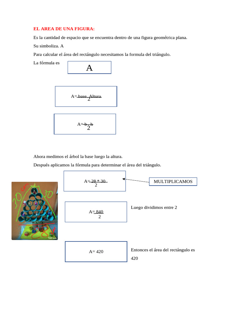 El Area de Una Figura | PDF