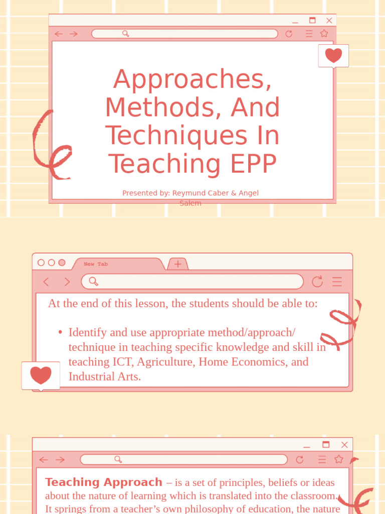 Teaching Strategies for EPP Education | PDF | Learning | Teachers