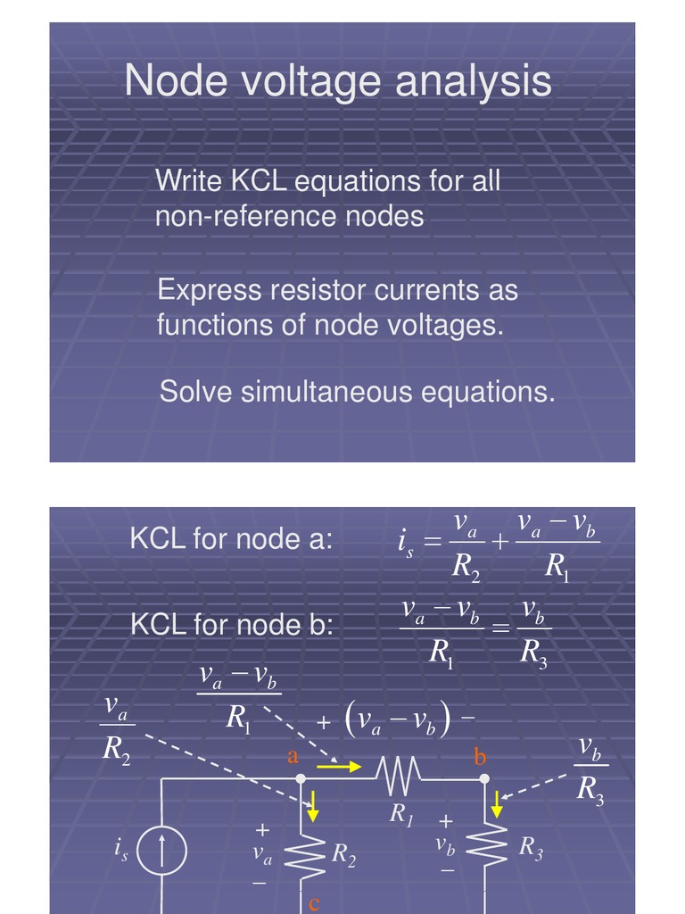 Review Nodal Analysis | Physics & Mathematics | Mathematics