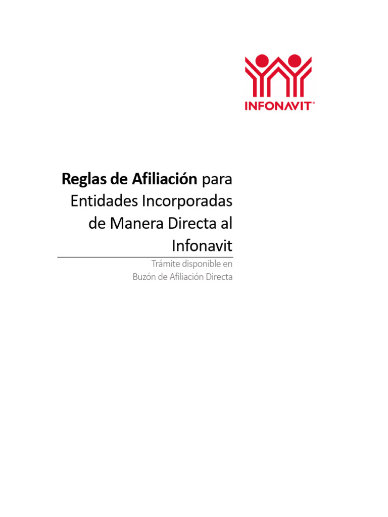 Reglas de Afiliación al Infonavit | PDF | Salario