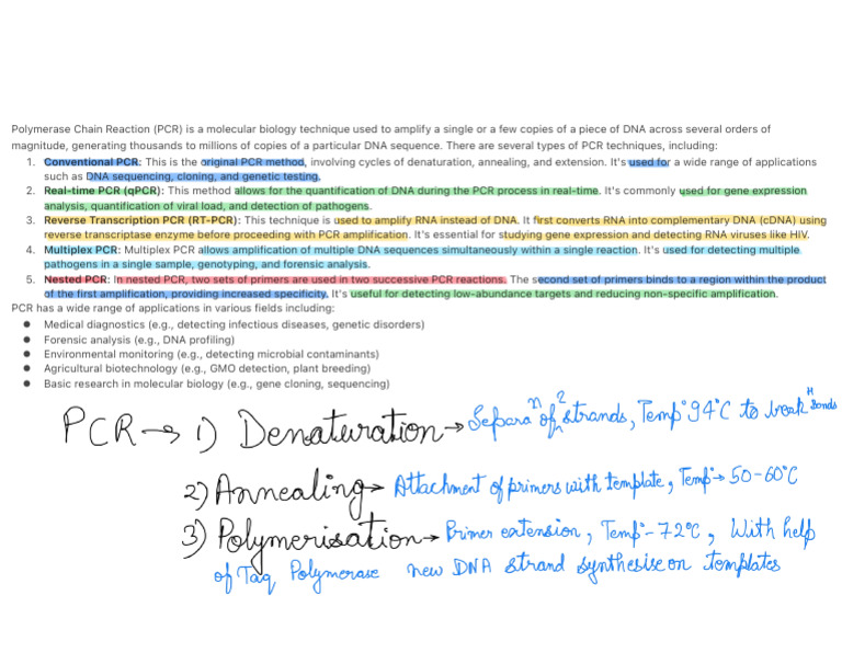 Polymerase Chain Reaction | PDF