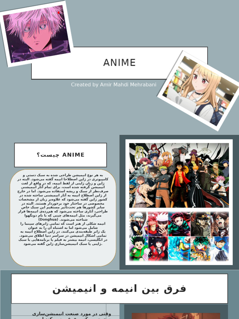 Anime: Created by Amir Mahdi Mehrabani | PDF