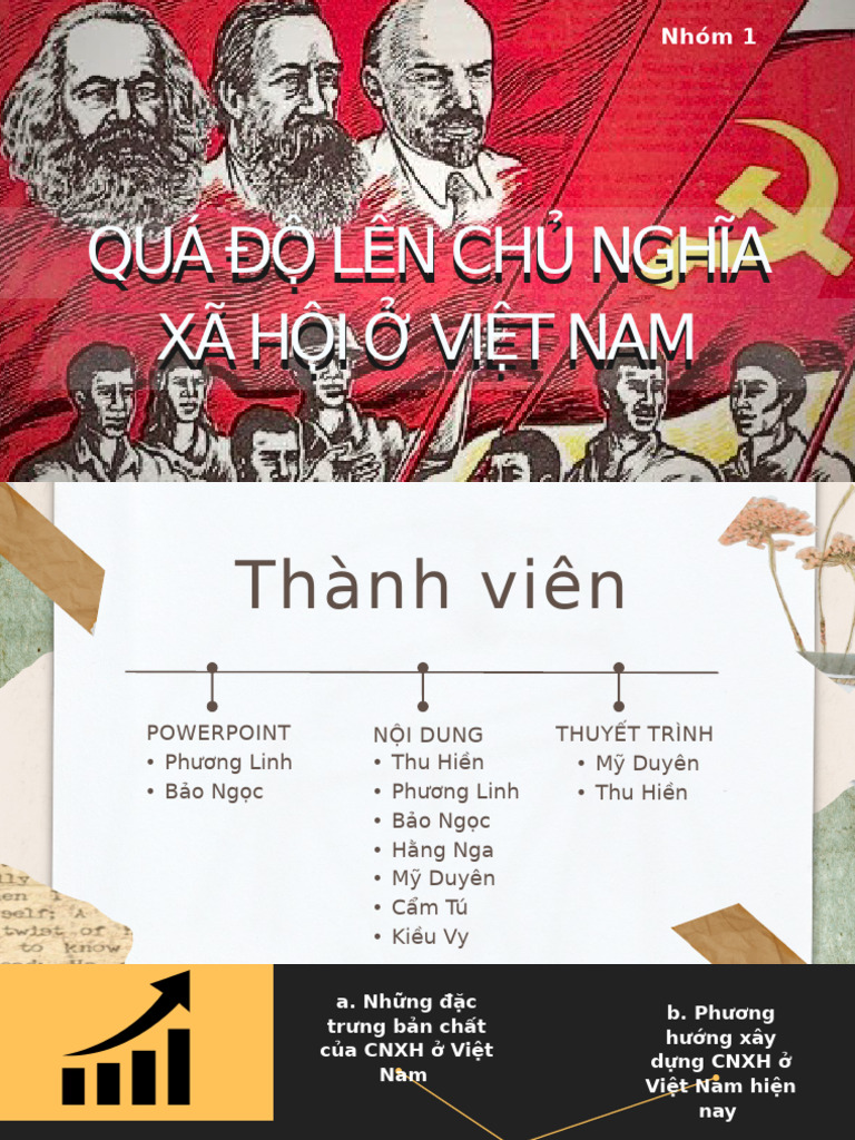 Thuyết Trình Chxhkh - Quá Độ Lên Cnxh ở Việt Nam - Final | PDF