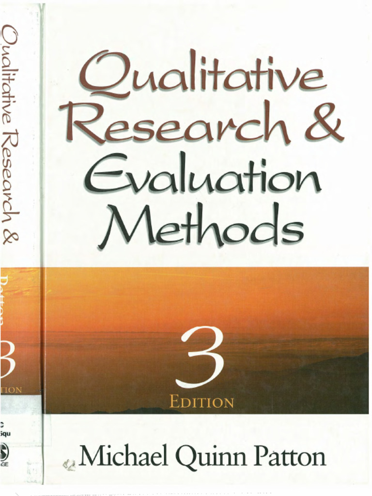 Patton M Q 2015 Qualitative Research Evaluation Methods