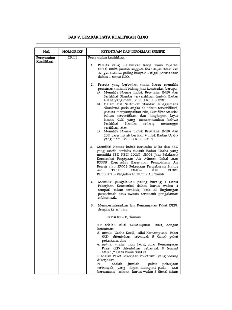 LDP Dokumen Lelang | PDF