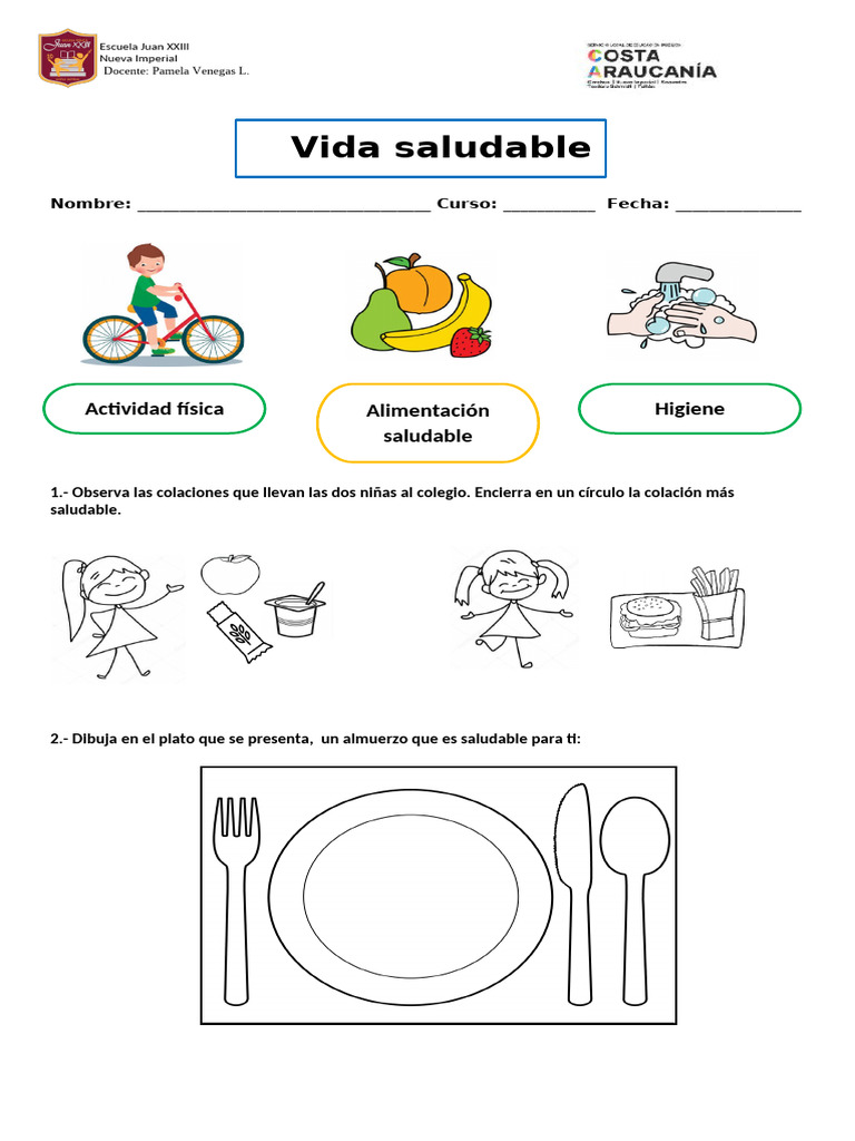 Actividades para una Vida Saludable | PDF