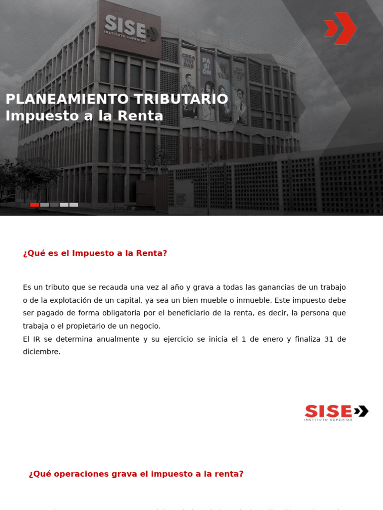 Guía sobre el Impuesto a la Renta | PDF | Impuesto sobre la renta ...