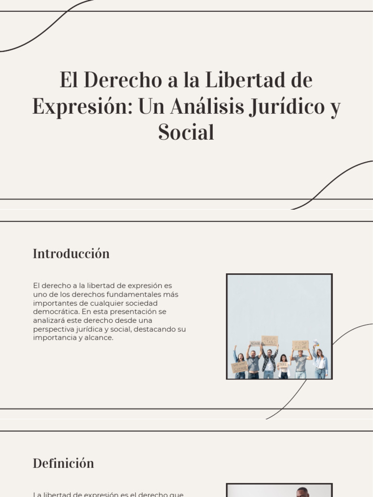 Derecho A La Libertad de Expresion | PDF | Libertad de expresión | Libertad