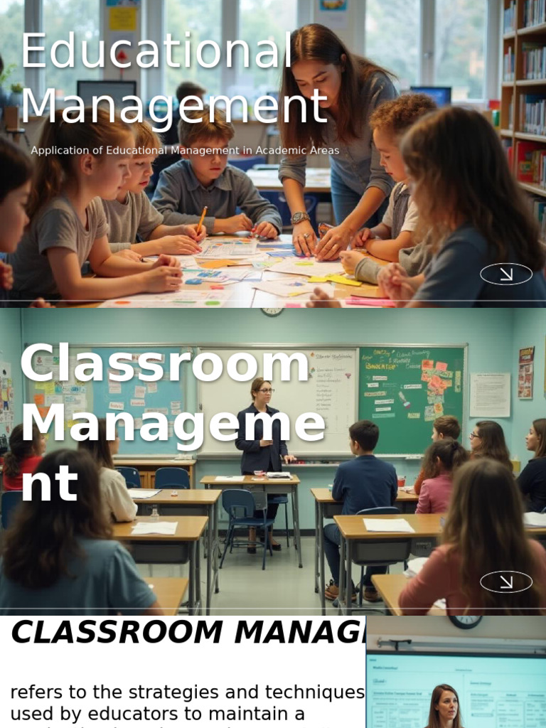 Educational Management | PDF | Classroom Management | Teachers