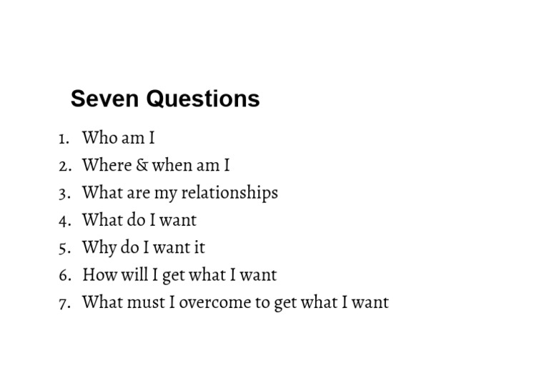 7 Questions | PDF