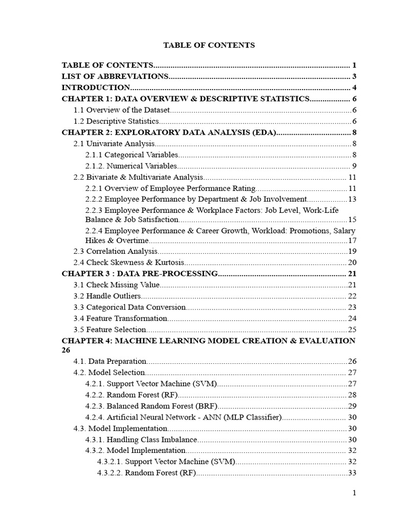 Employee Performance Data Analysis Guide | PDF | Support Vector Machine ...