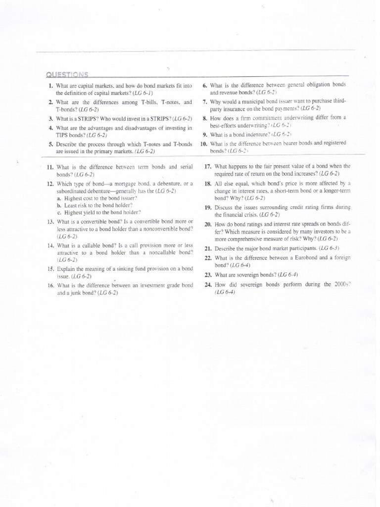 Chapter 6 Questions | PDF