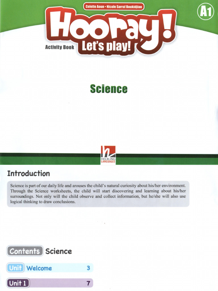 Hooray A1 Science & Math | PDF