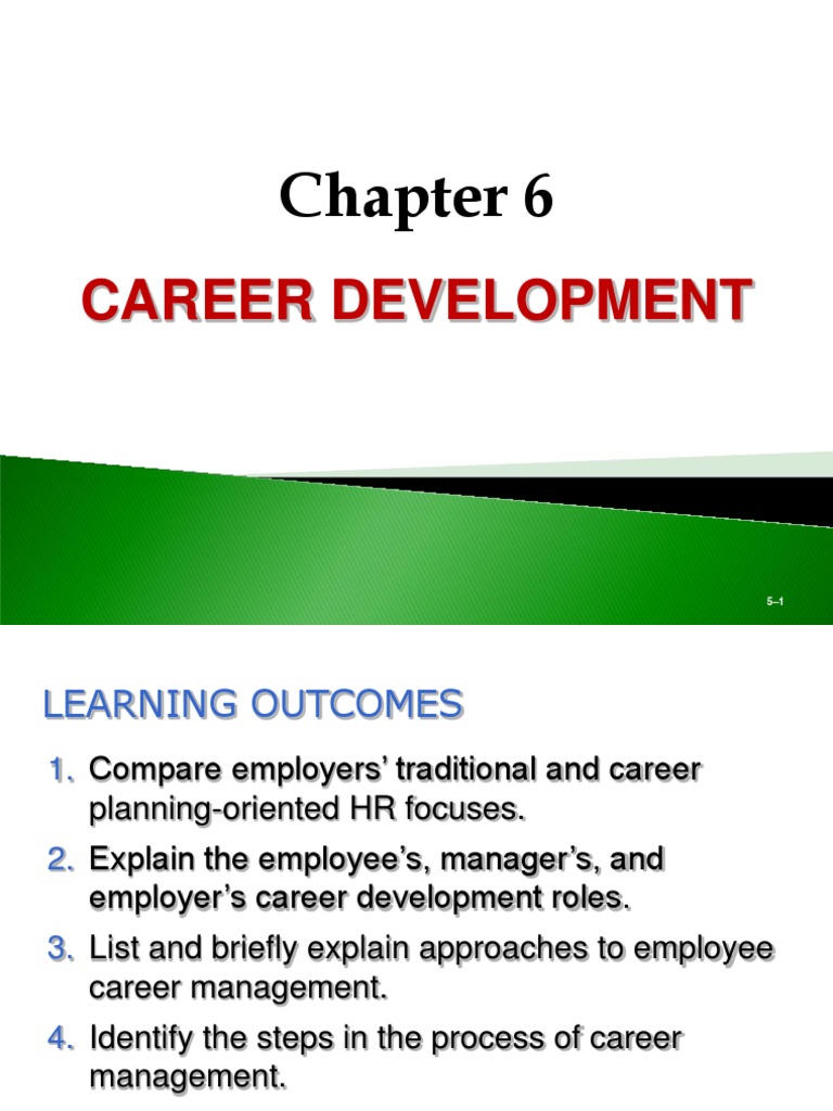 HRM 6 Career Development Student | PDF | Performance Appraisal | Employment