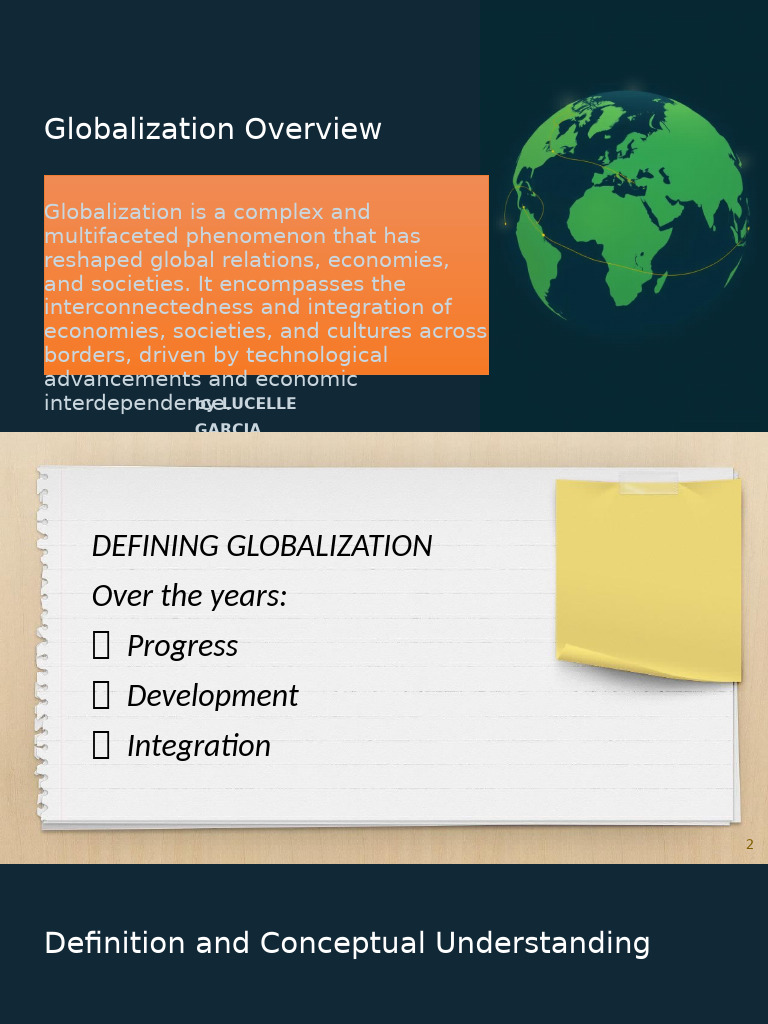 TCWD 111 Week 1 Globalization | PDF | Globalization | Market (Economics)