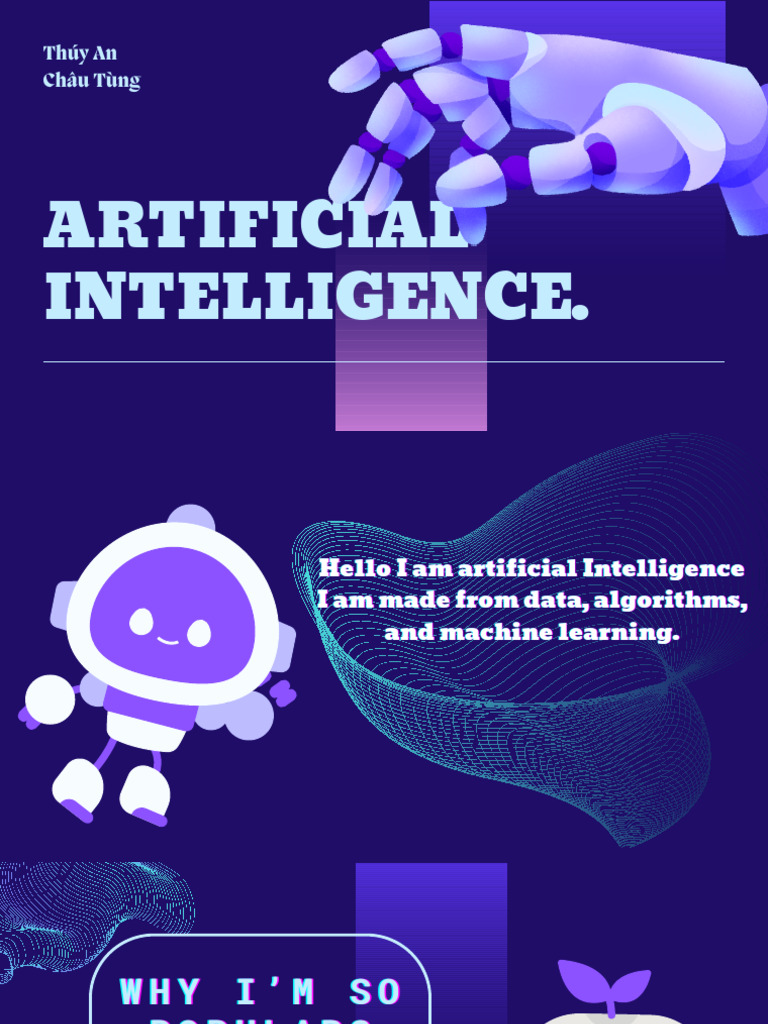 Purple and Pink Gradient Futuristic Artificial Intelligence ...