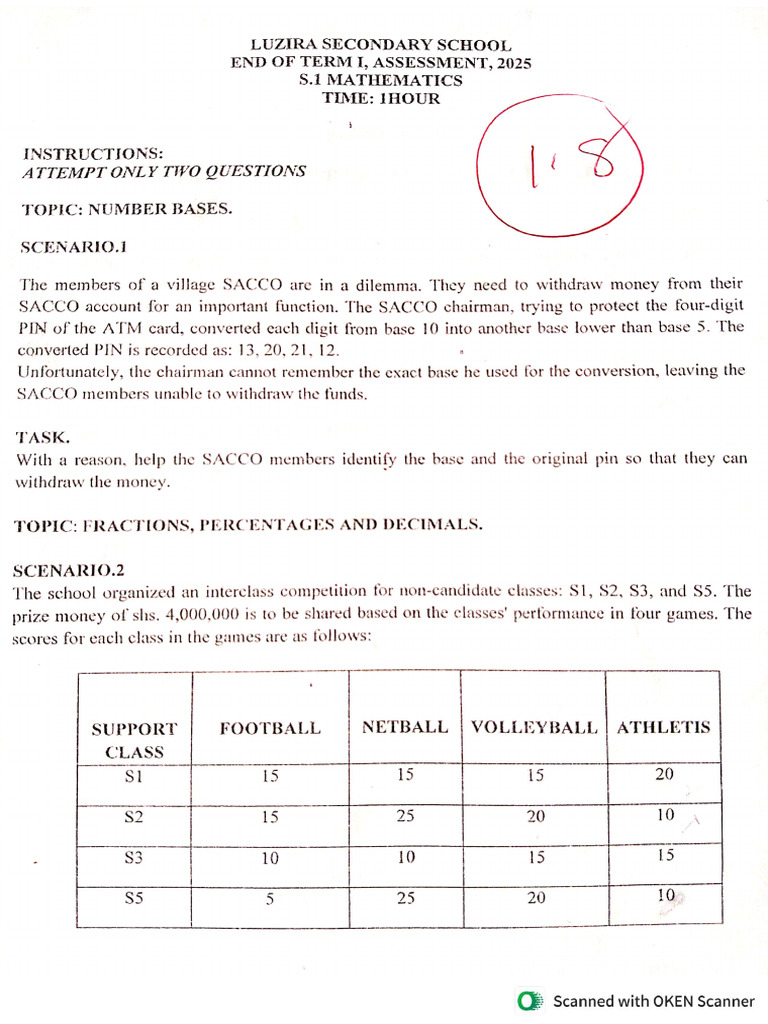 S1 Math | PDF