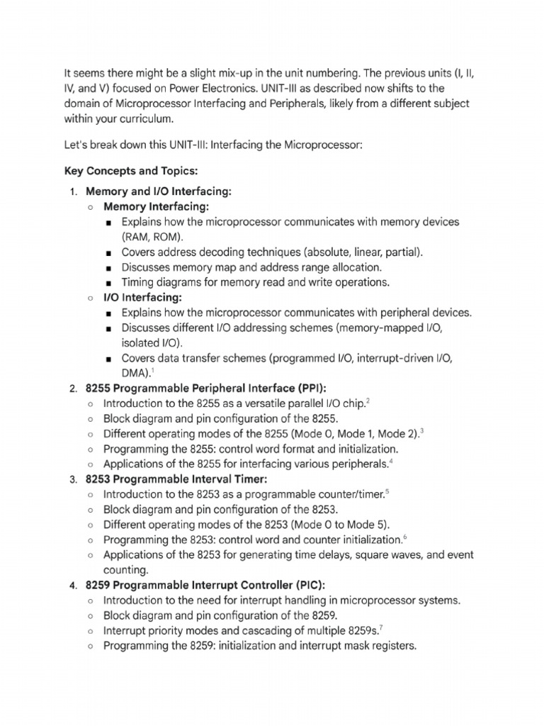 MPMC 3rd Unit | PDF