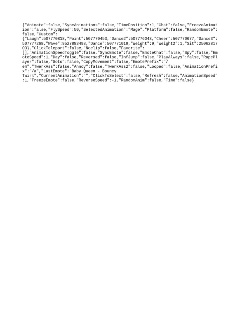 Animations Settings | PDF