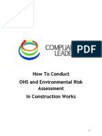 The Way To Conduct OHS and Environmental Chance Assessment in Construction Works