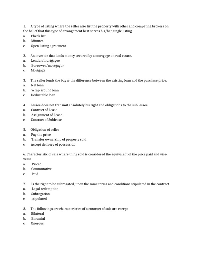 Real Estate Terms and Concepts Explained | PDF | Lease | Mortgage Law