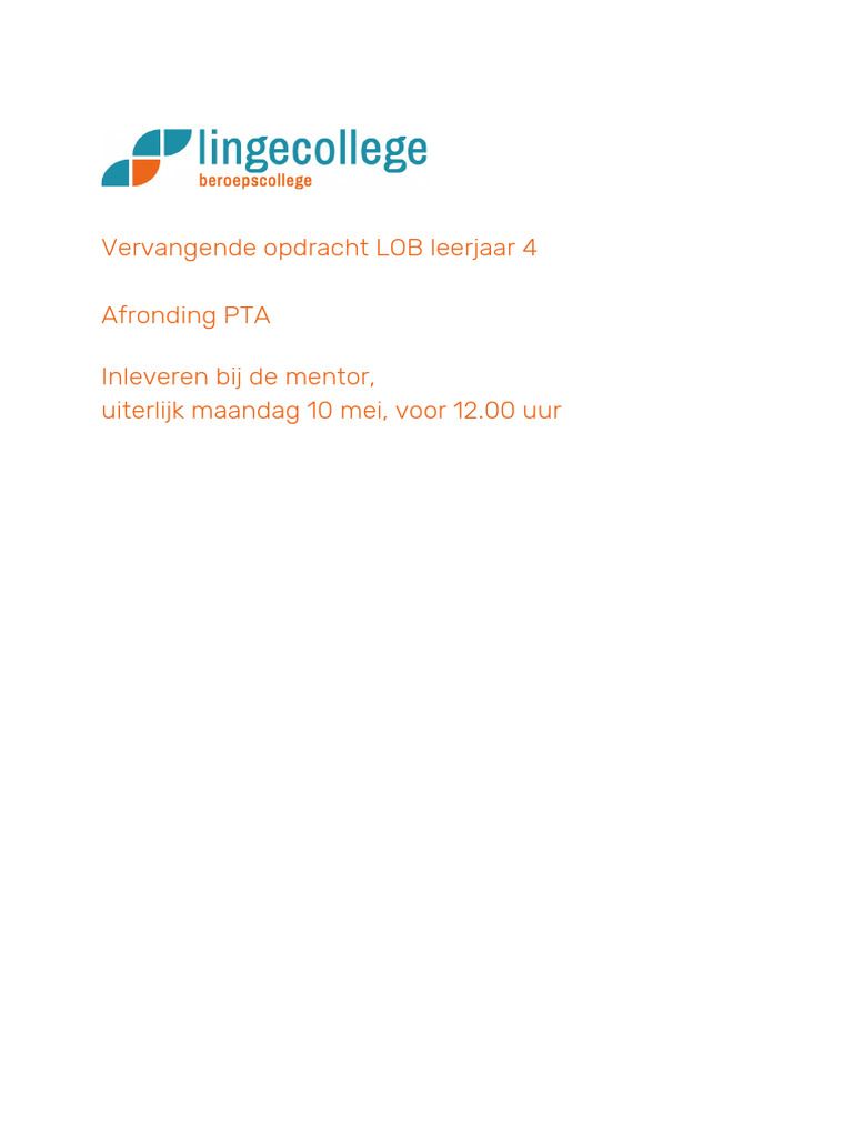 LOB Opdracht | PDF