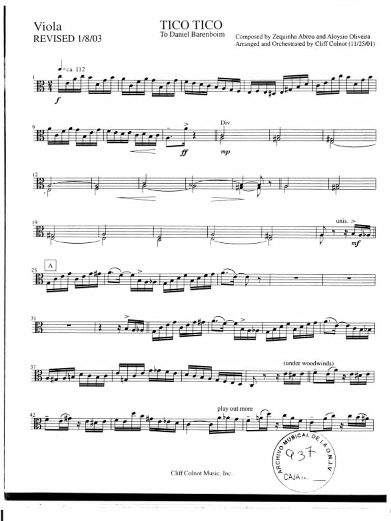 Viola 1 | PDF