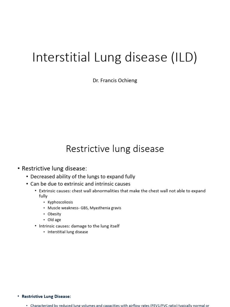 Understanding Interstitial Lung Disease | PDF | Lung | Exhalation