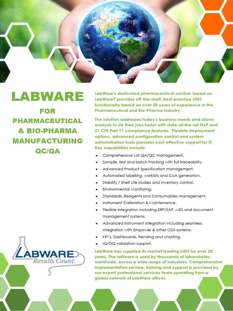 LabWare LIMS for Pharma Quality Control | PDF | Information Technology ...