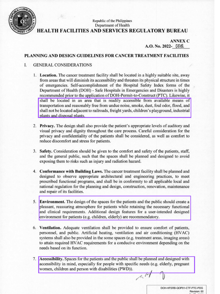 Cancer Planning and Guidelines DOH 2022 | PDF