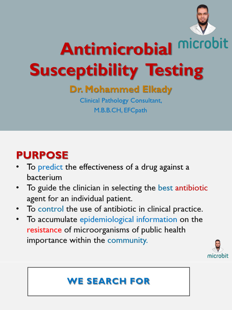 Antimicrobial Susceptibility Testing | PDF | Antimicrobial Resistance ...