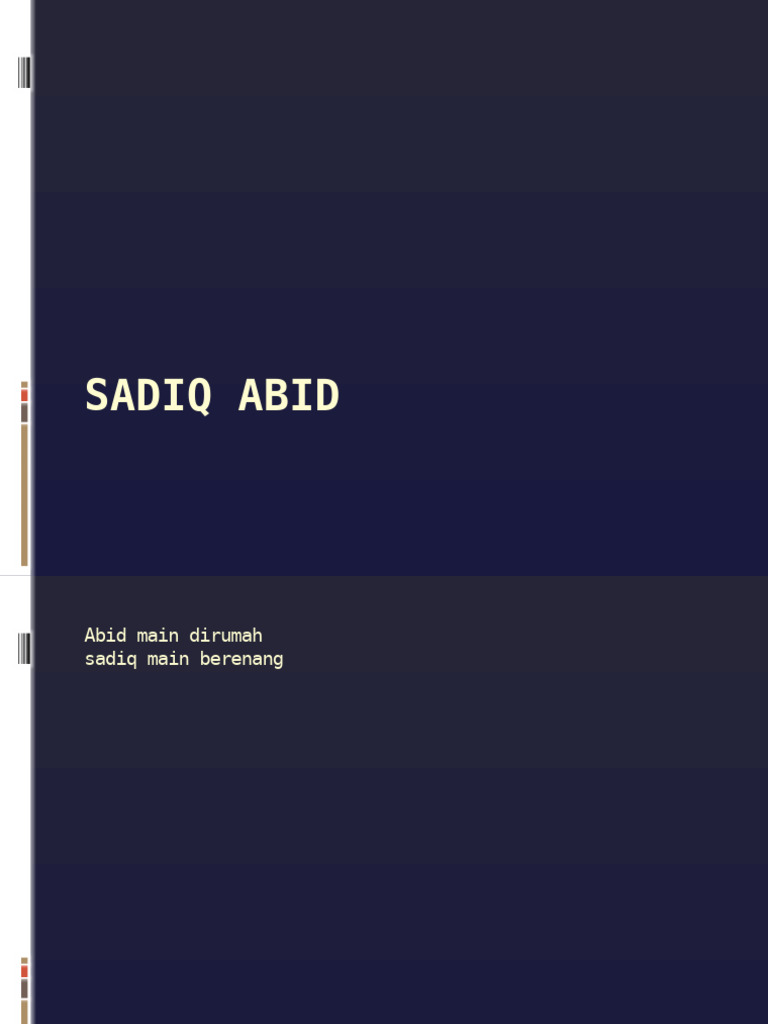 Sadiq Abid | PDF
