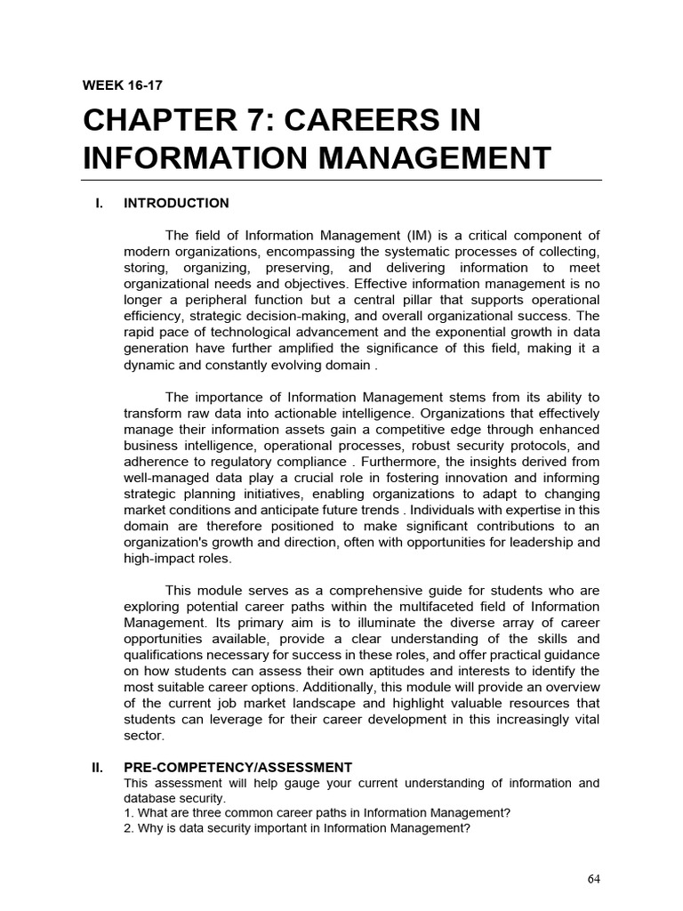 Chapter 7 - CC105 - INFORMATION MANAGEMENT | PDF | Computer Security ...