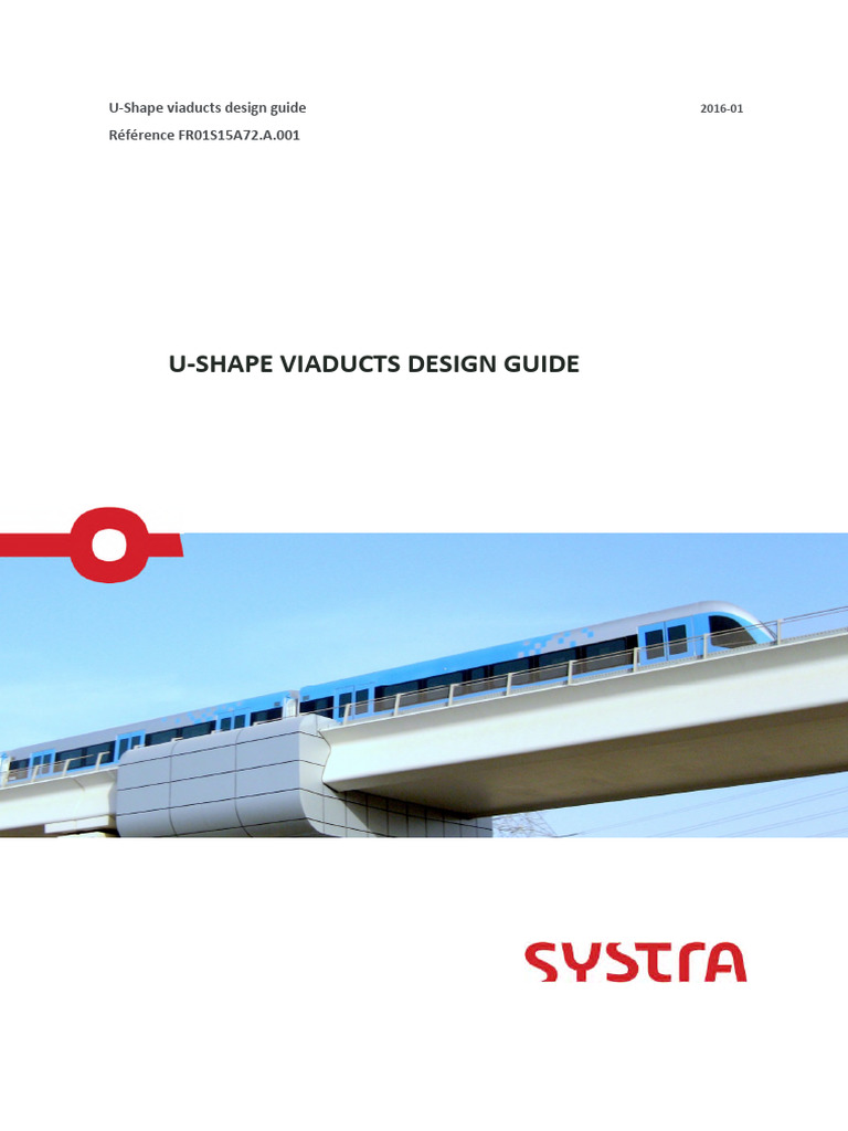 U-Shape Viaduct Design Guide | PDF | Beam (Structure) | Precast Concrete