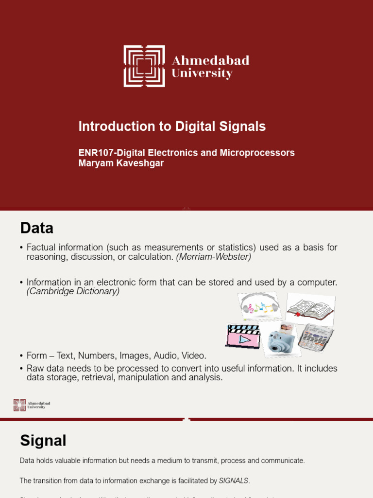 Understanding Digital Signals in Electronics | PDF | Digital ...